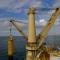 Lifting TP from Jmbo Javelin onto MP Anholt Offshore windfarm 2012